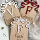 Personalised Bow Initial Bauble
