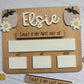 Personalised First Day of School Board - Strawberry Rectangle