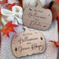 Personalised Pumpkin Keepsake Plaque