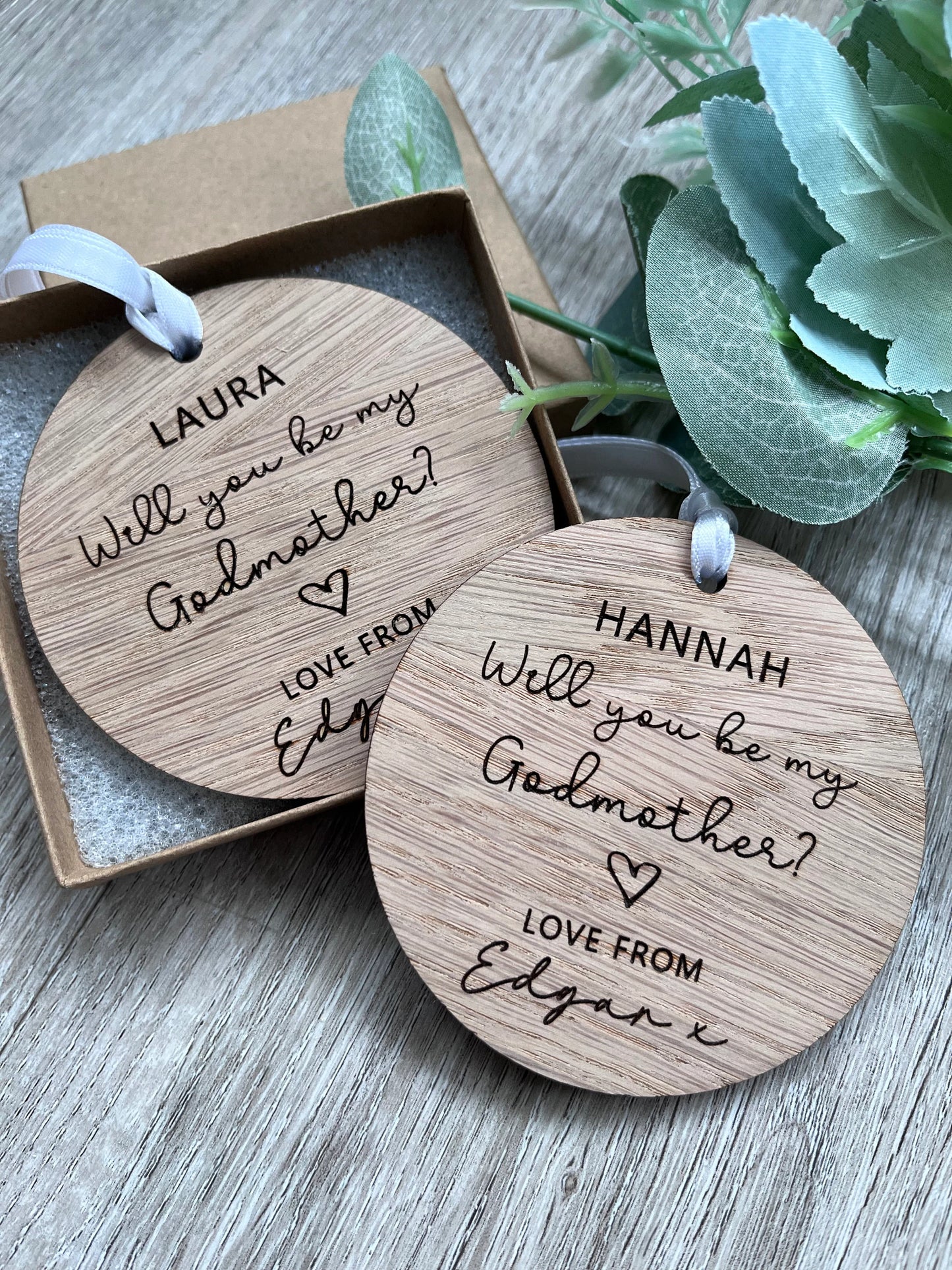 Personalised Godparent Proposal Gift