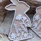 Floral Bunny Wall Decor