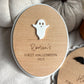 My First Halloween Plaque