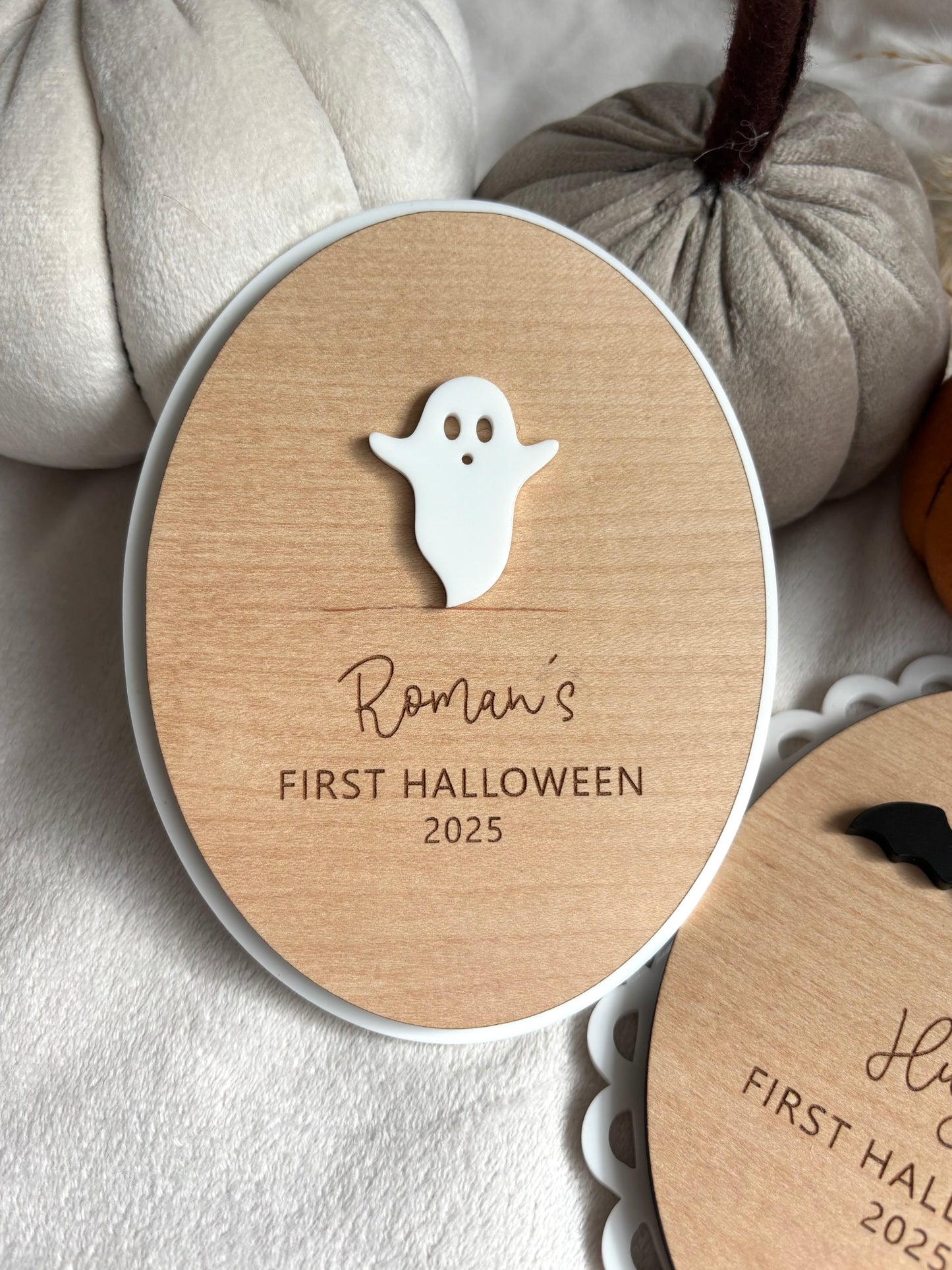 My First Halloween Plaque