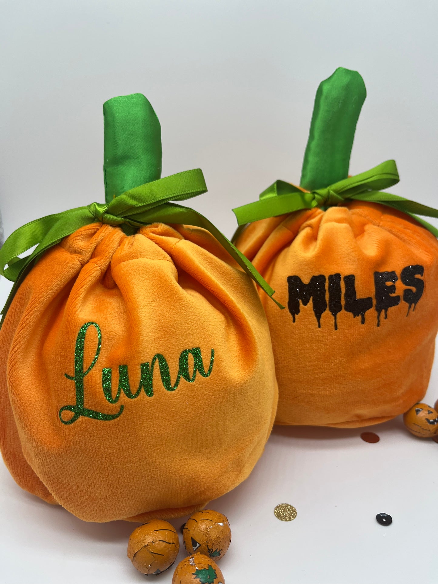 Personalised Pumpkin Treat Bags