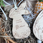 Personalised Easter Bunny Tag