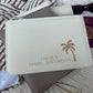 Luxury Personalised Travel Wallet - Palm Tree