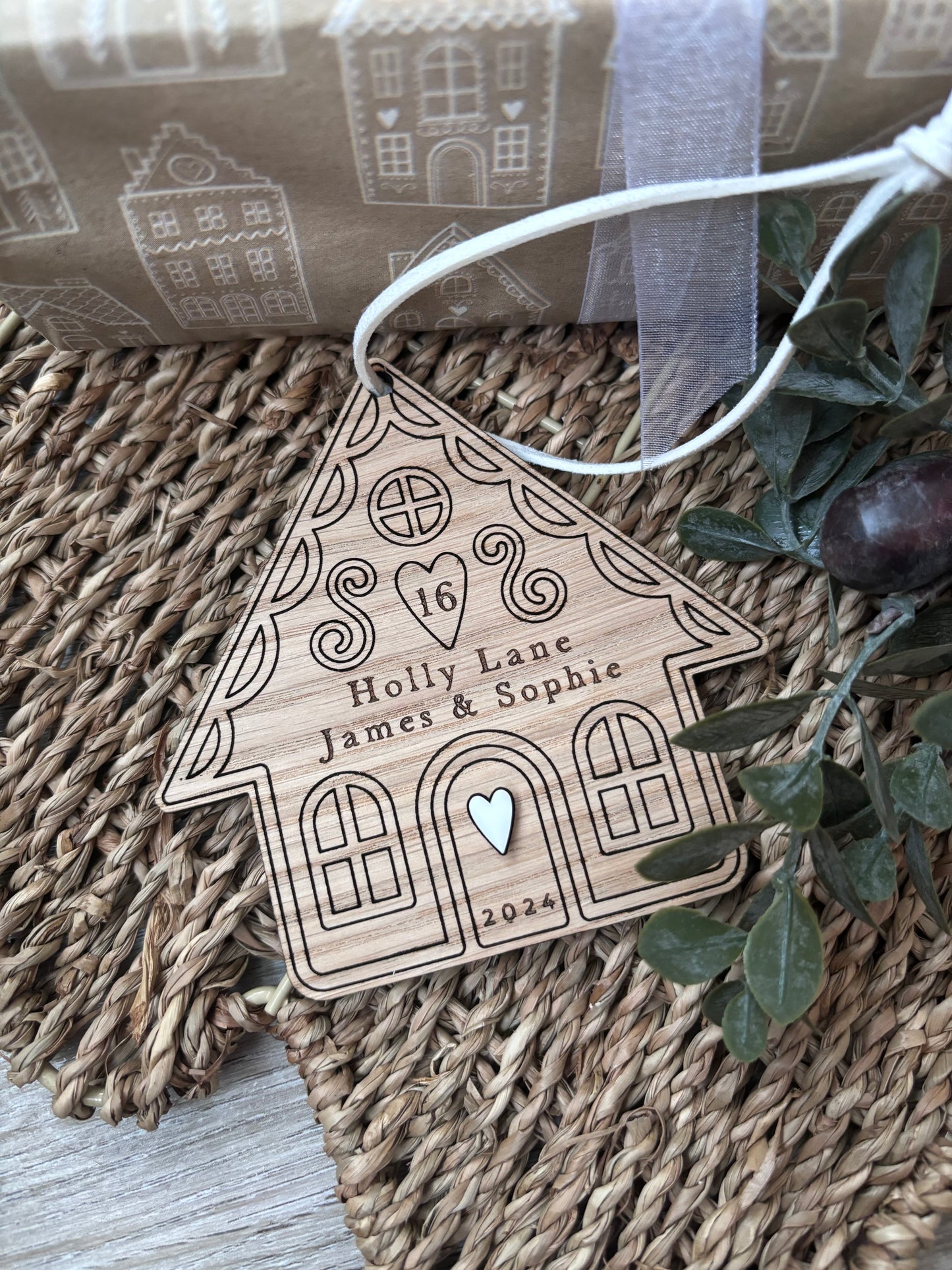 Gingerbread House Bauble - Christmas at Home