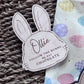 Personalised Easter Bunny Badges