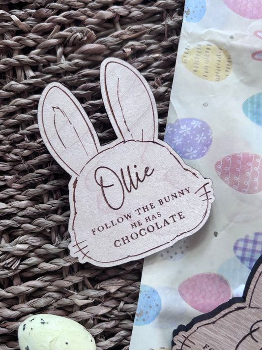 Personalised Easter Bunny Badges