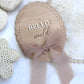Hello World Wooden Birth Announcement Plaque
