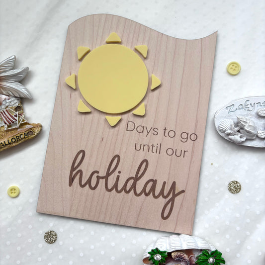 Holiday Countdown Plaque