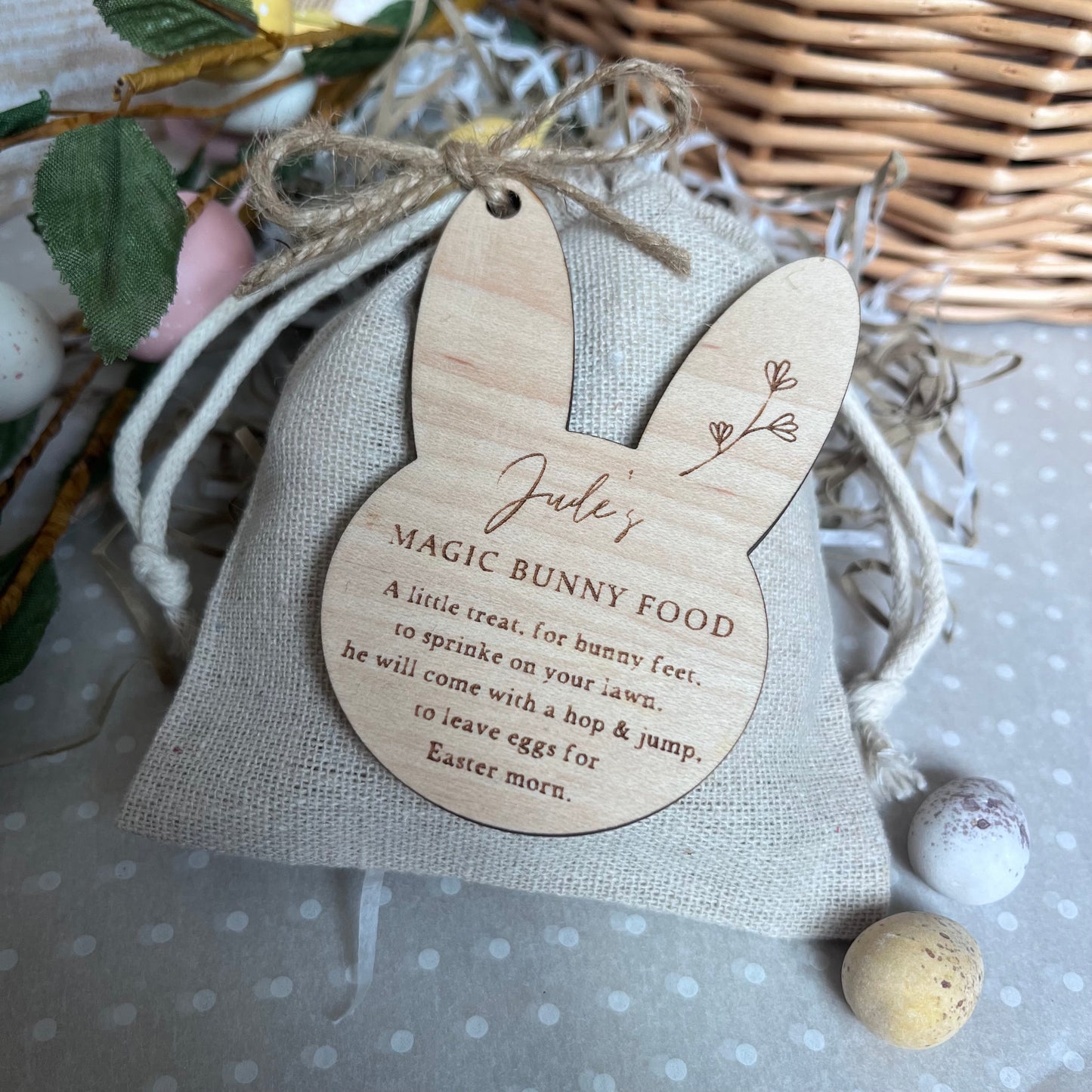 Personalised Magic Easter Bunny Food