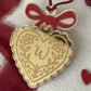 Gold Locket Heart Tag