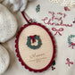 Personalised Scallop Christmas Tree - Wreath Bauble