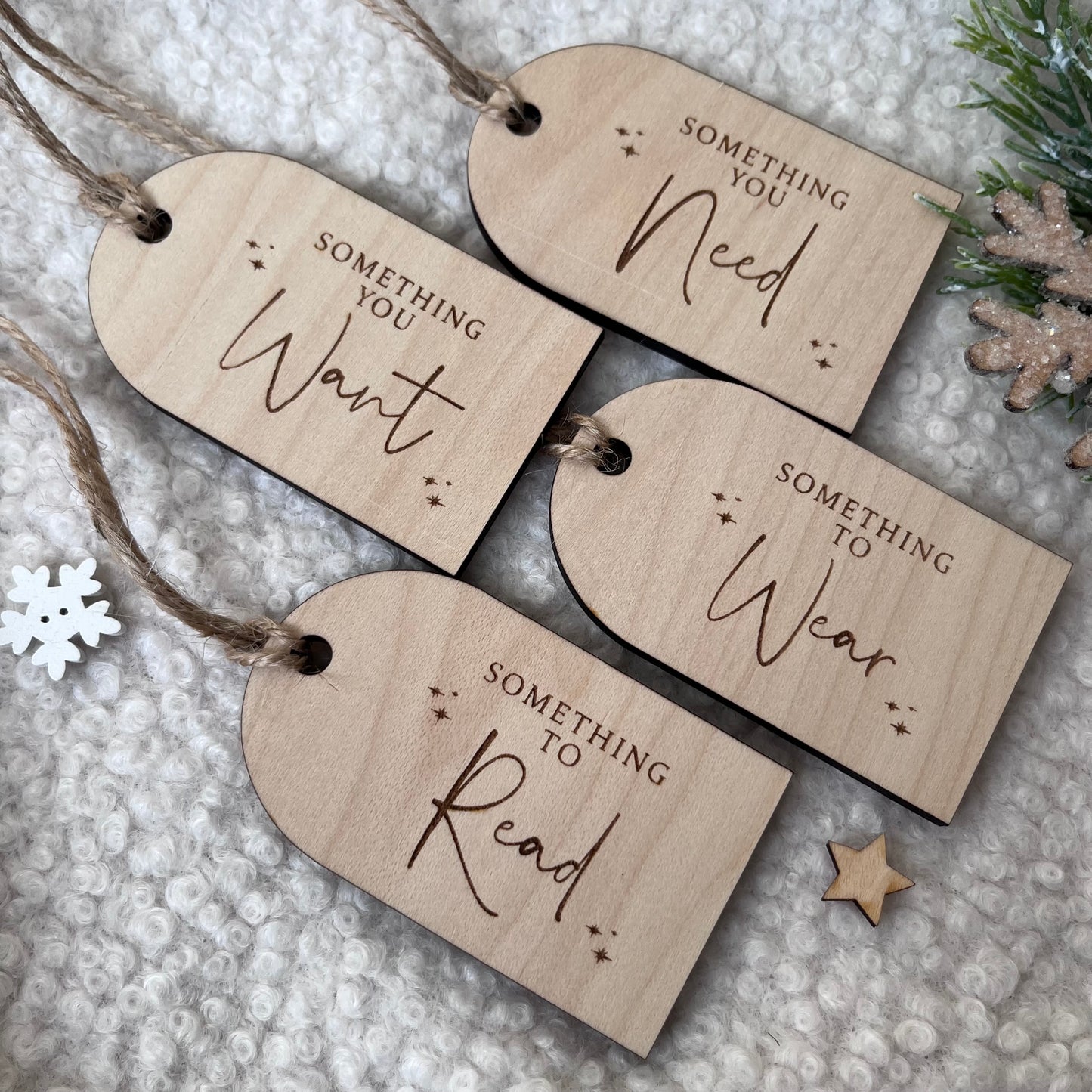 Mindful Gifting Wooden Tags