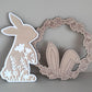 Floral Bunny Wall Decor