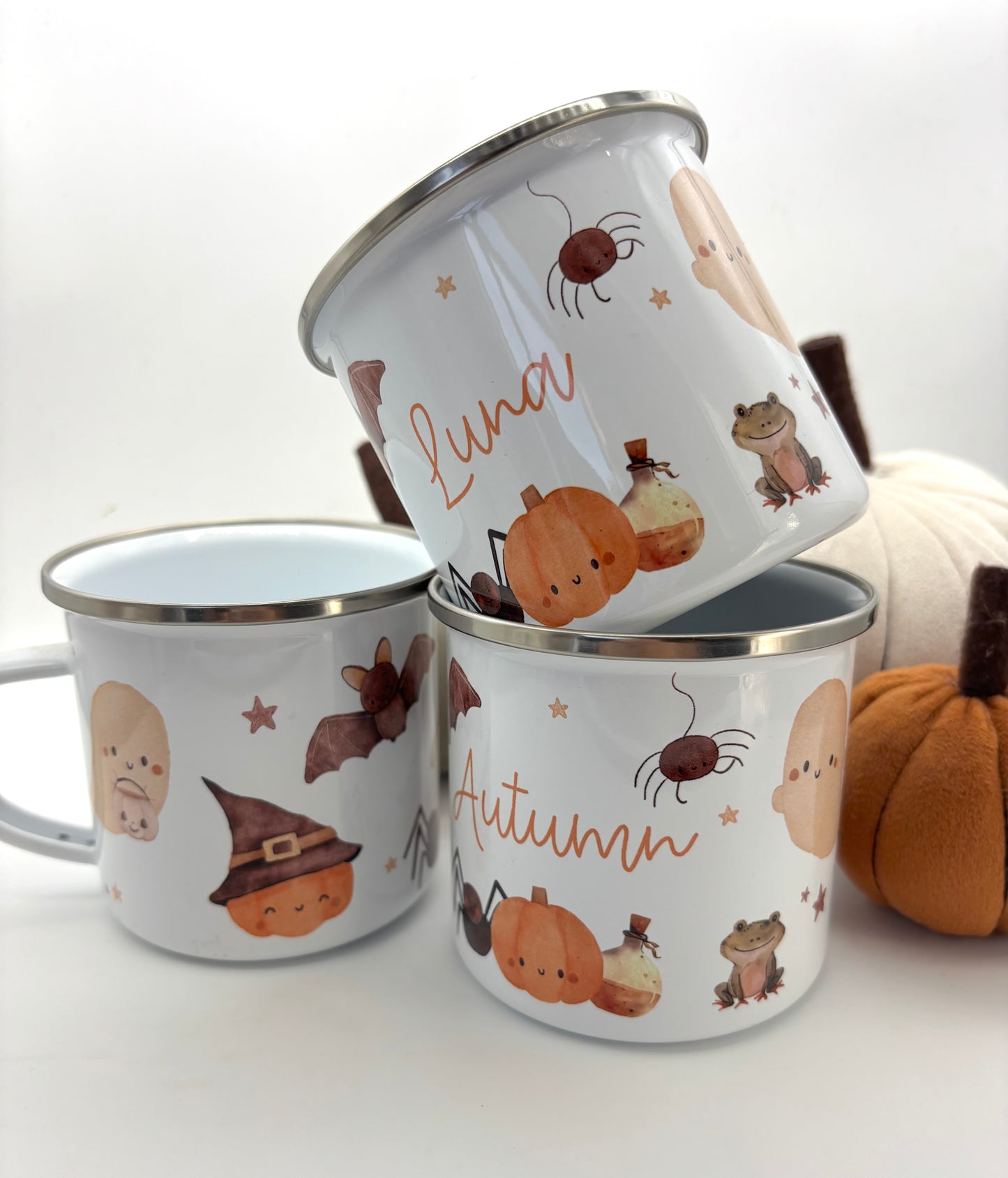 Halloween Cute Pumpkin Mug & Treat bag