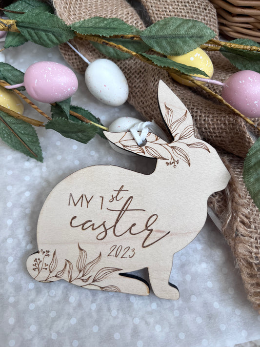 My First Easter Bunny Tag