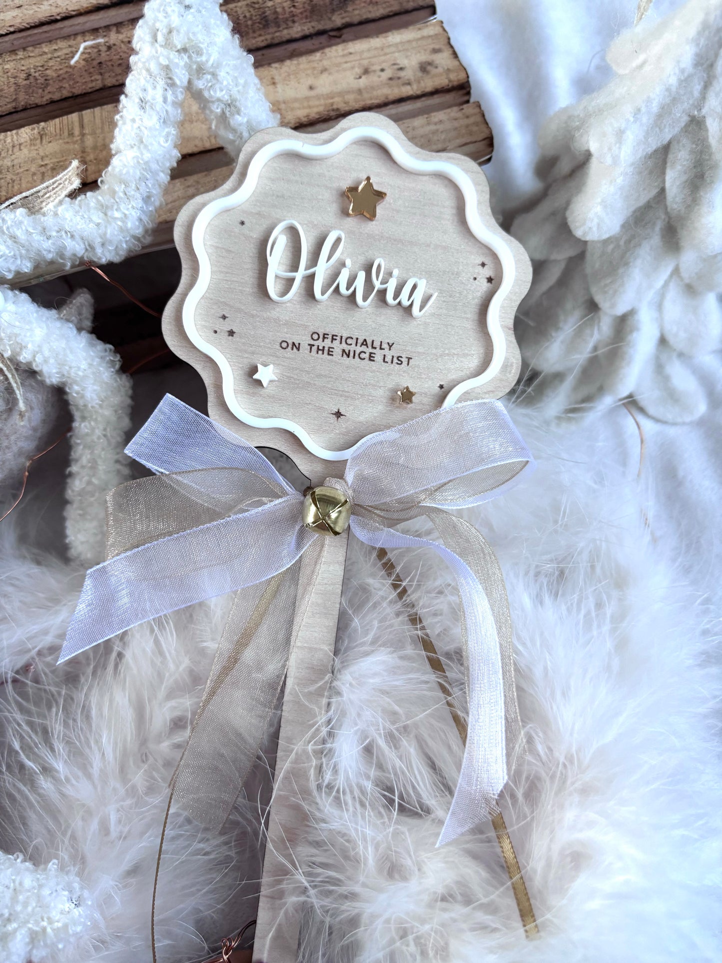 Personalised Luxury Nice List Wand