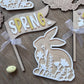 Spring Wooden Flag