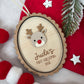 Baby’s First Christmas Rudolf Bauble
