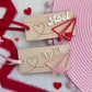 Valentines Paper Plane Tag