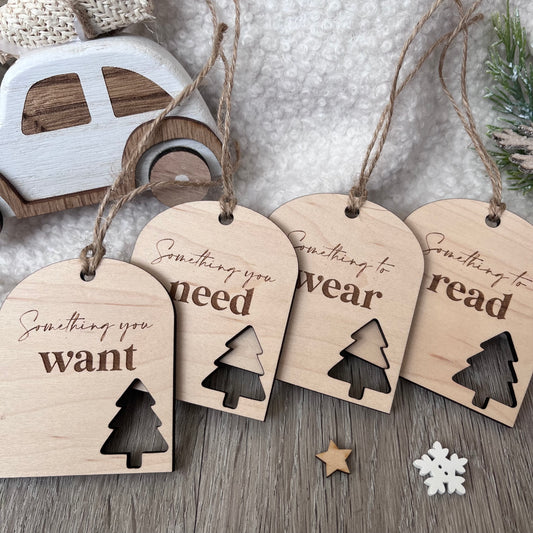 Mindful Gifting Wooden Tags - Christmas Tree