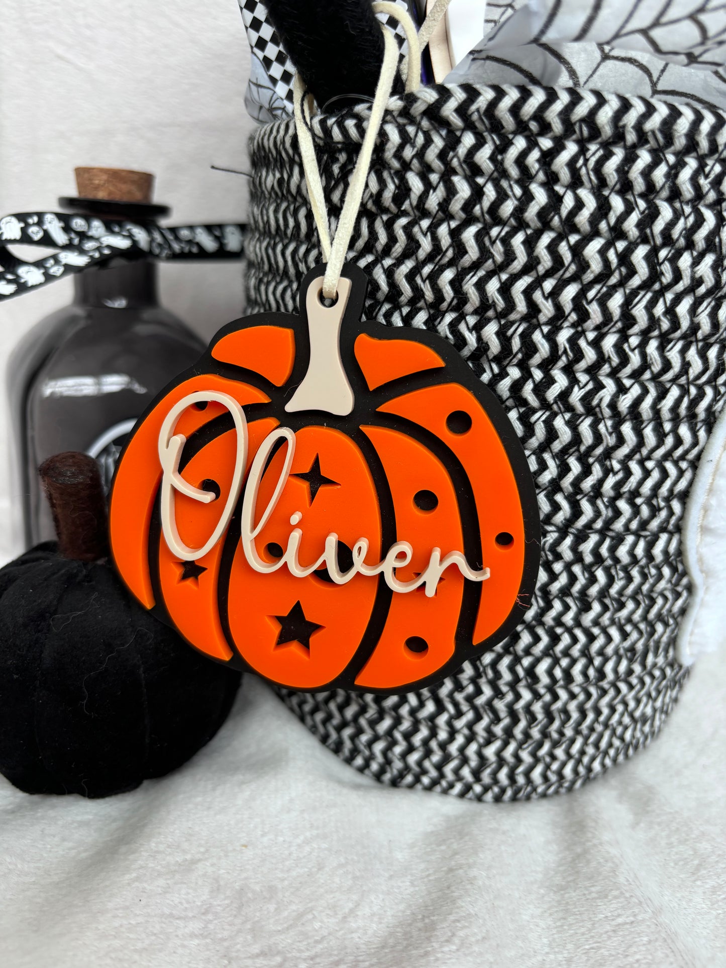 Personalised Magic Pumpkin Tag