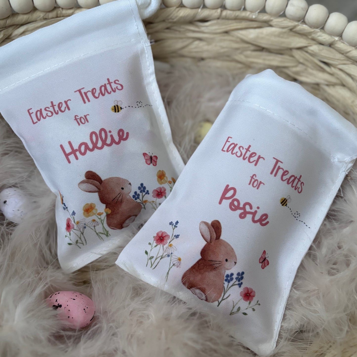 Personalised Easter Bunny Mug & Treat bag - Meadow