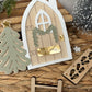Personalised Magic Elf Door Christmas Shelf Sitter