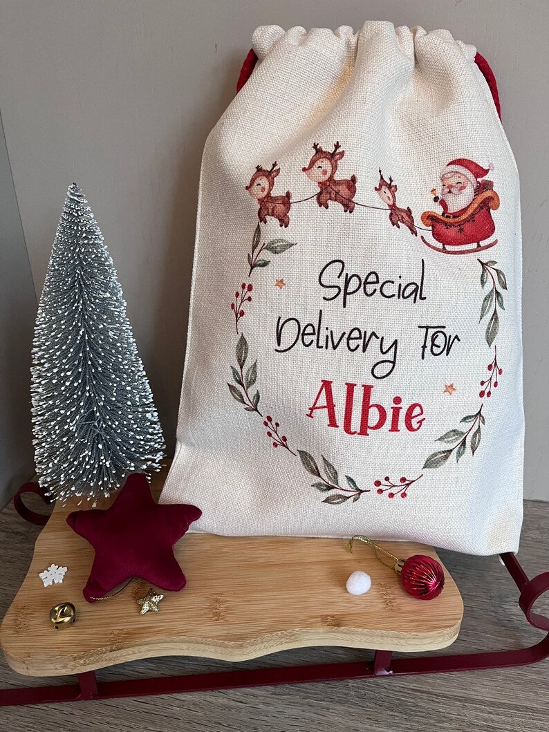 Personalised Christmas Eve Sack