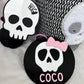 Halloween Skull Tag