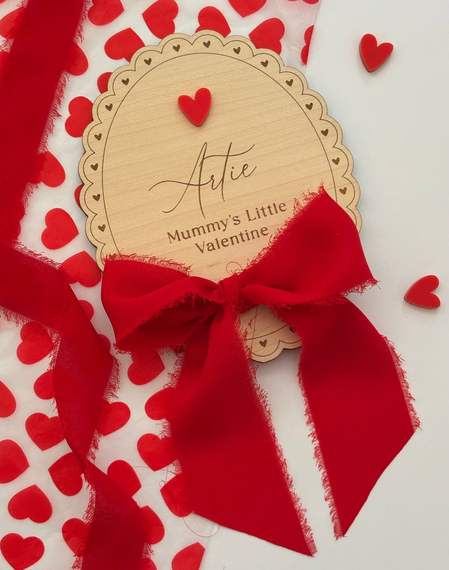 First Valentine’s Day Plaque