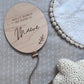 Personalised Balloon Plaque