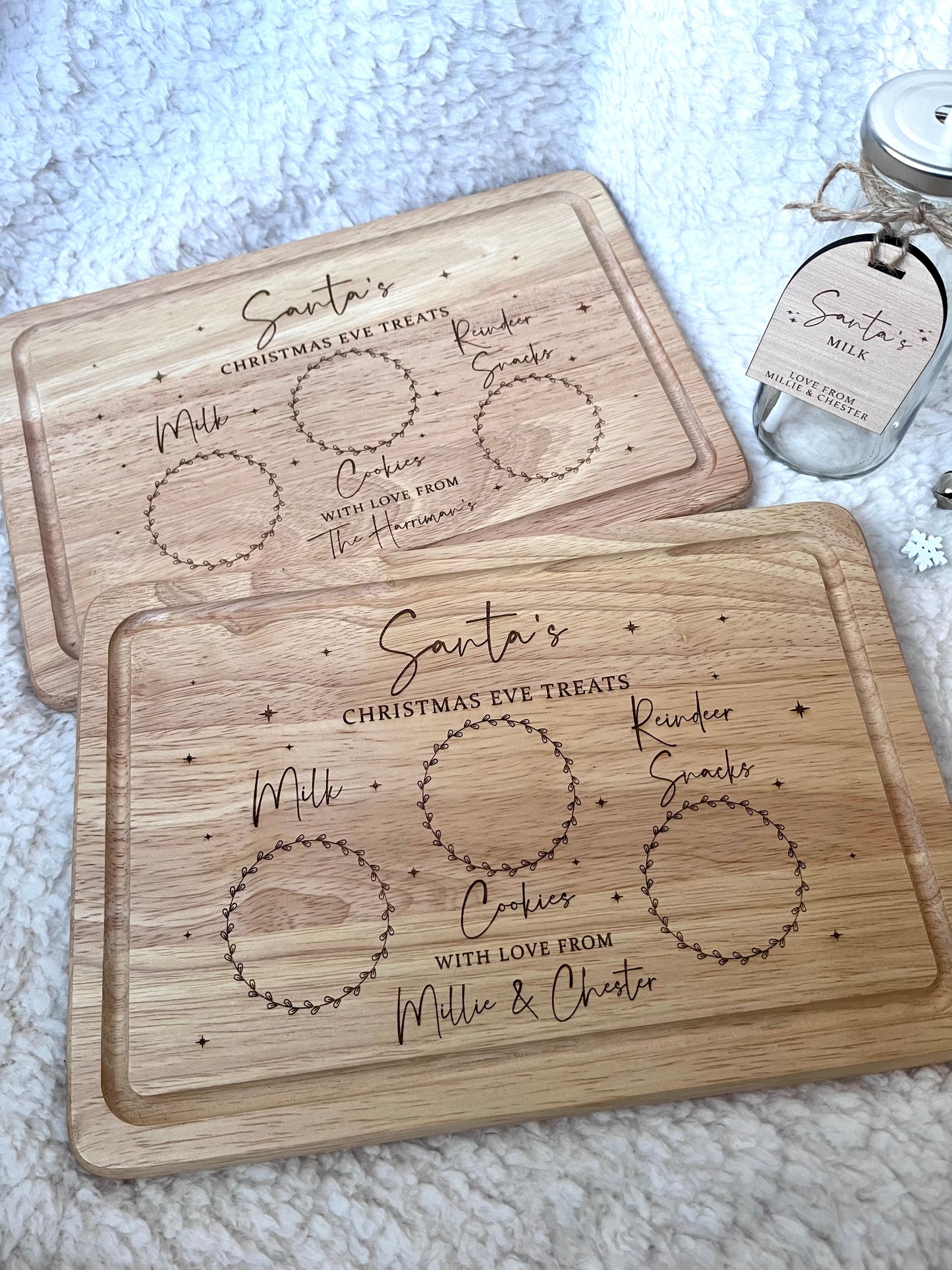 Personalised Christmas Eve Santa’s Treat Board