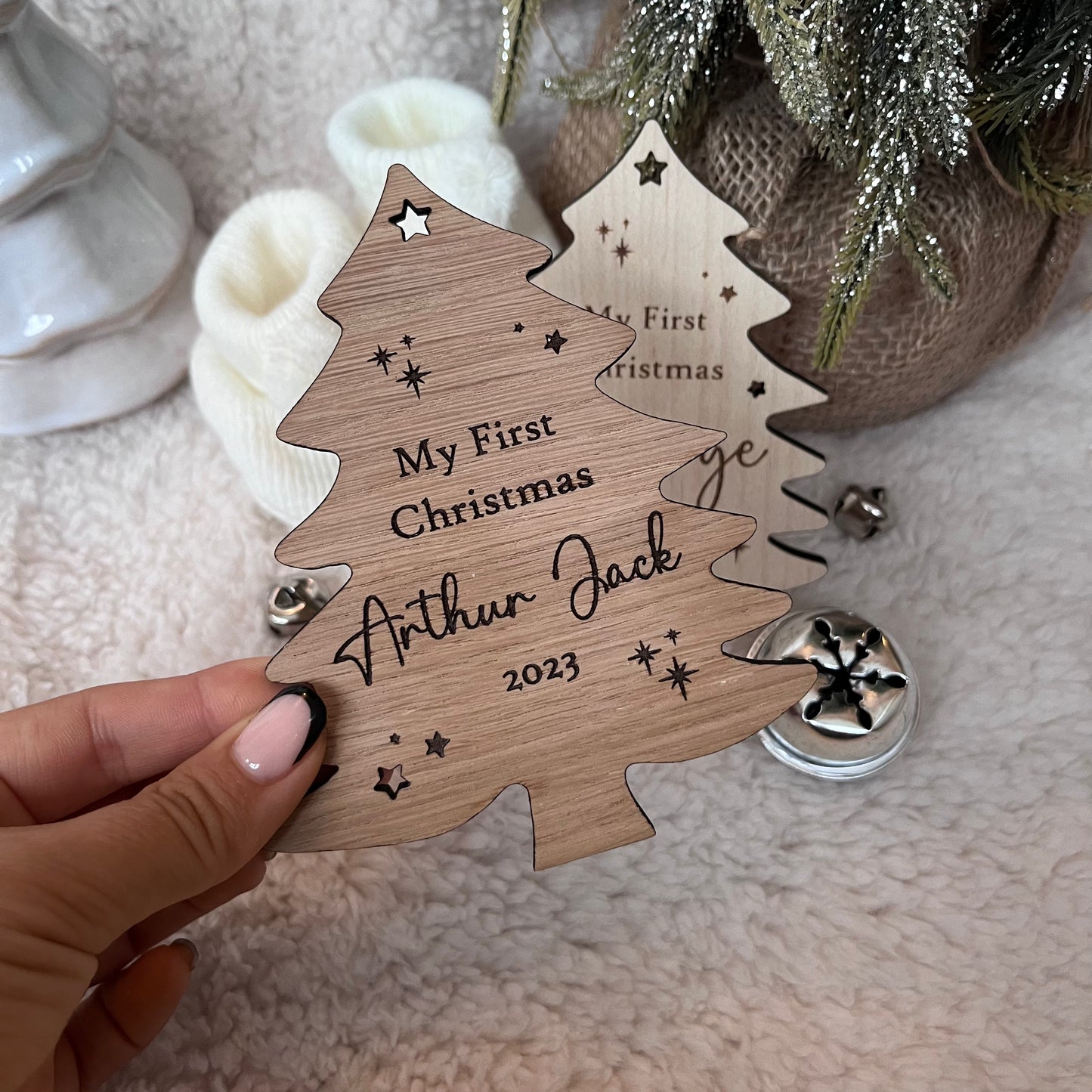 My First Christmas Tree plaque