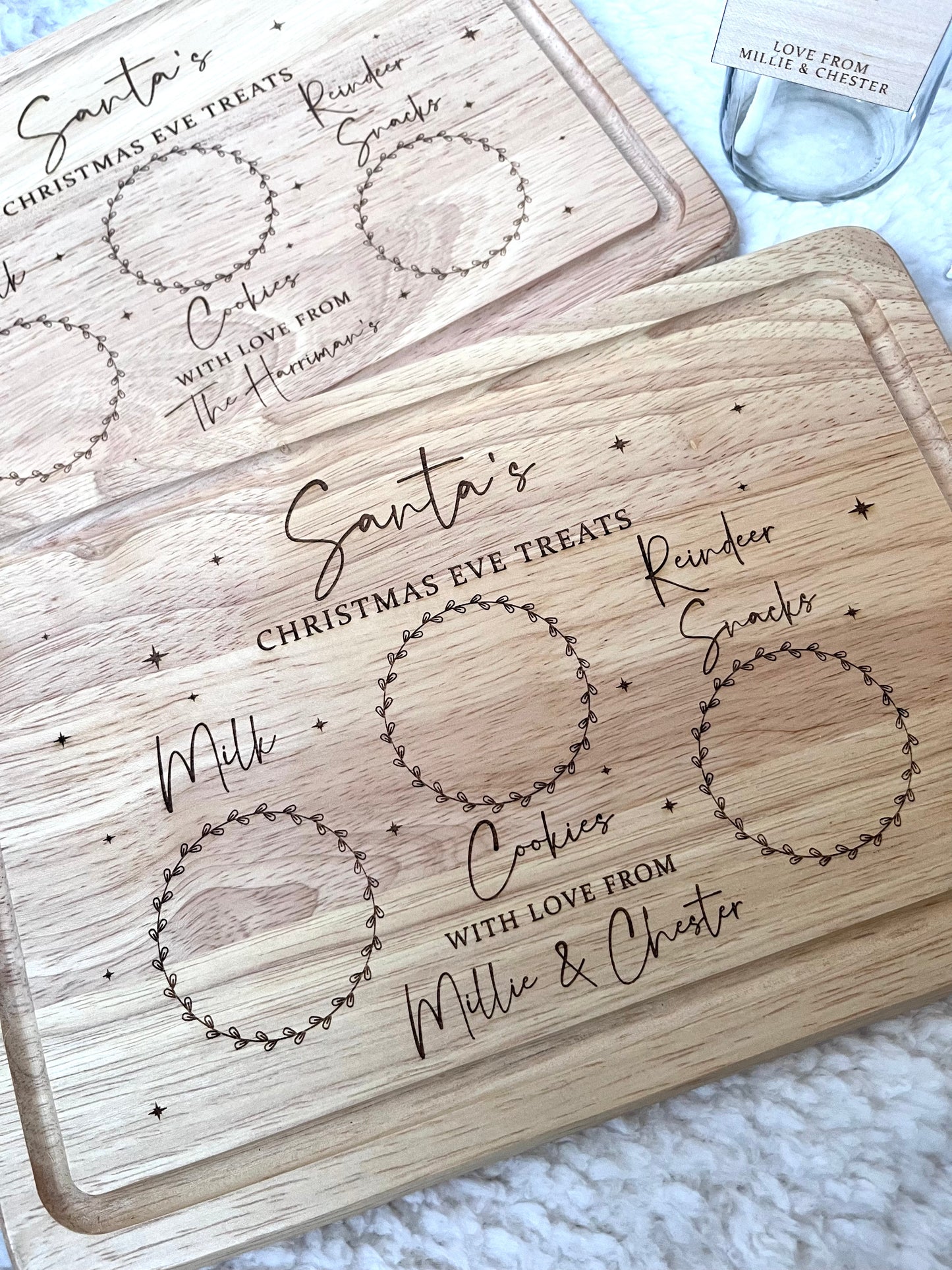 Personalised Christmas Eve Santa’s Treat Board