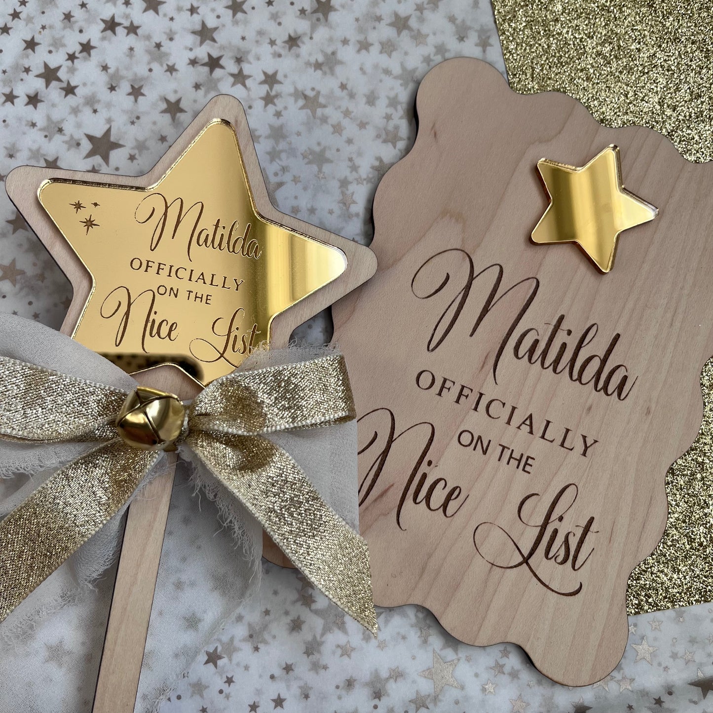 Personalised Nice List Wand