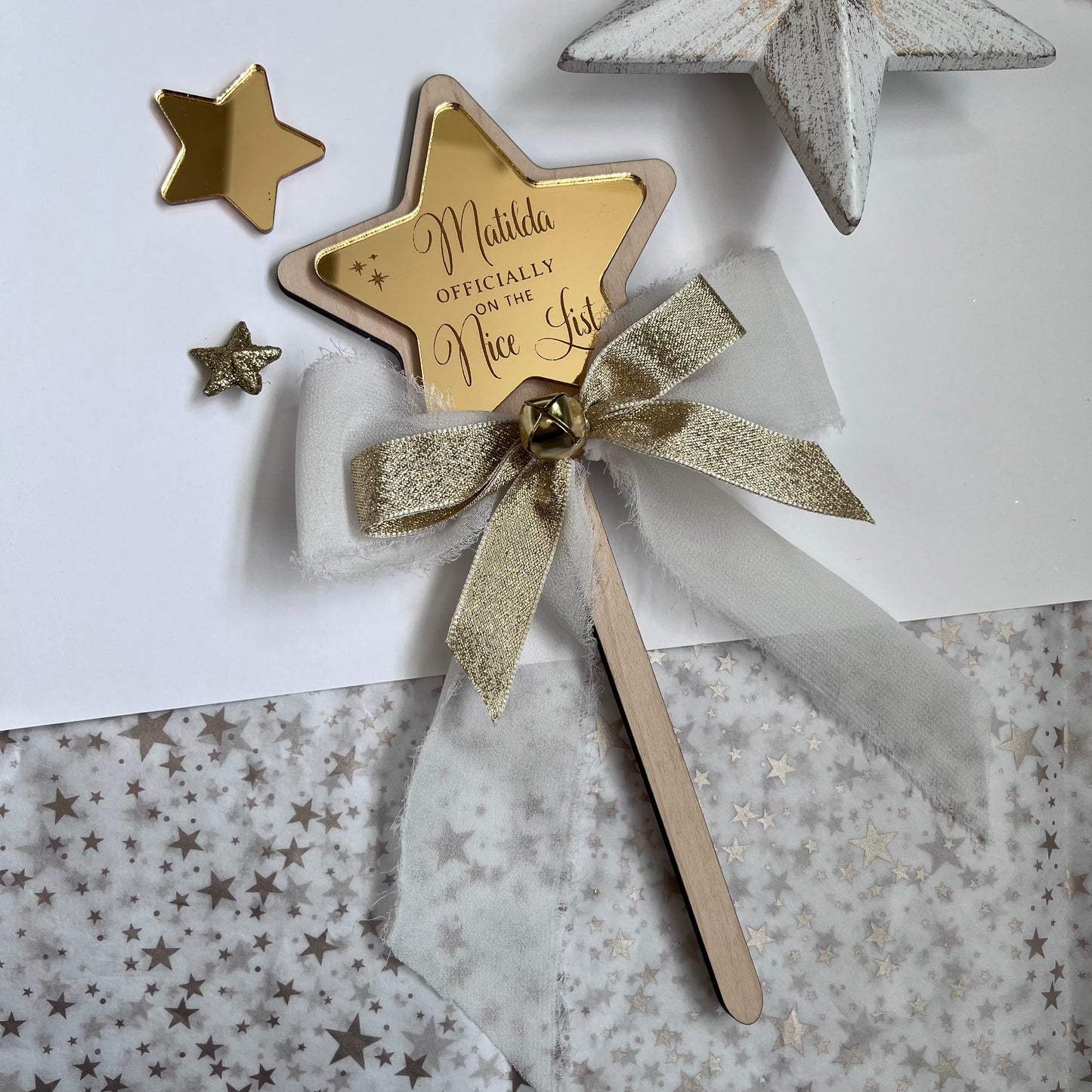 Personalised Nice List Wand