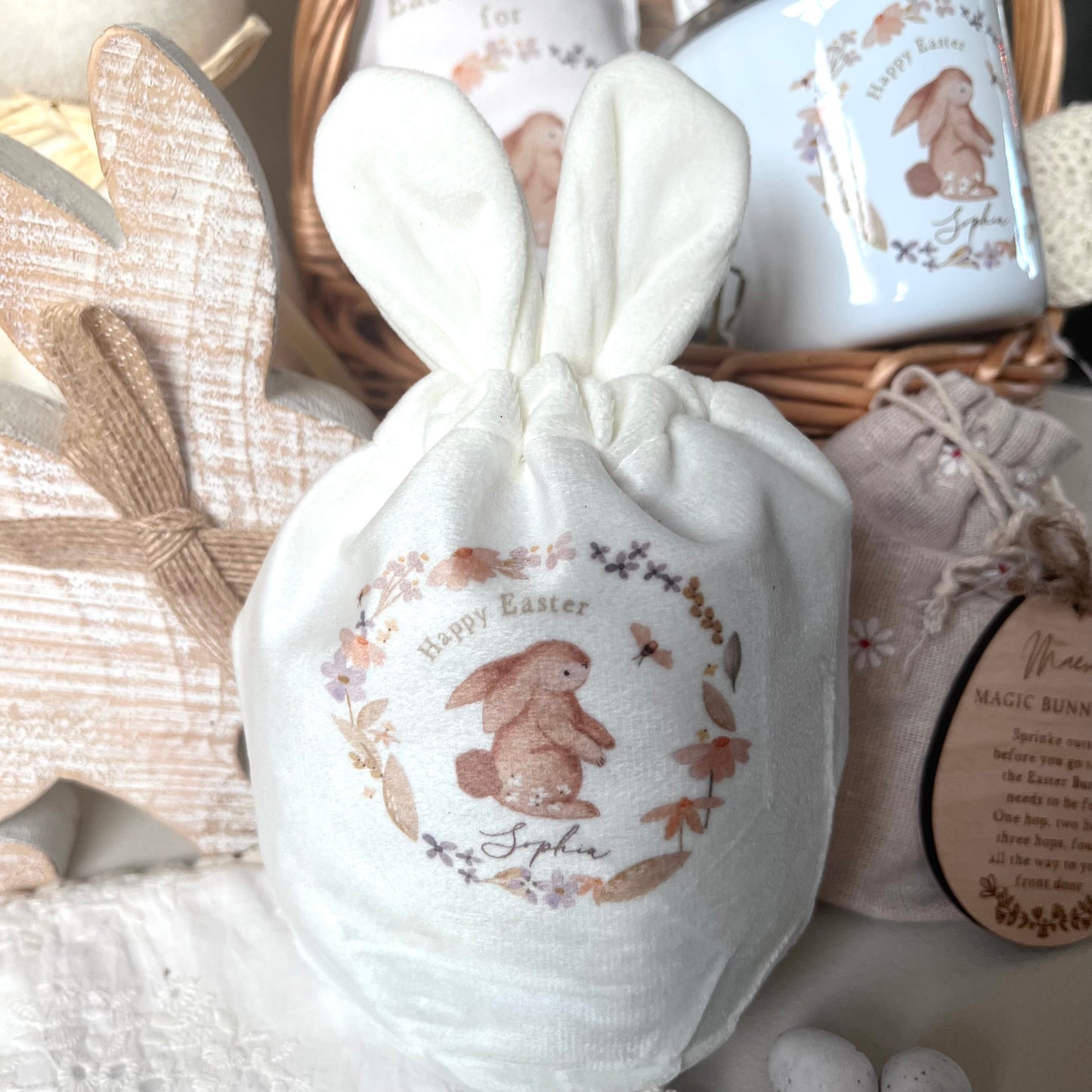 White Bunny Bags