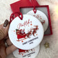 Santa Sleigh Bauble 2024