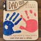 Best Daddy DIY Hand Print Plaque