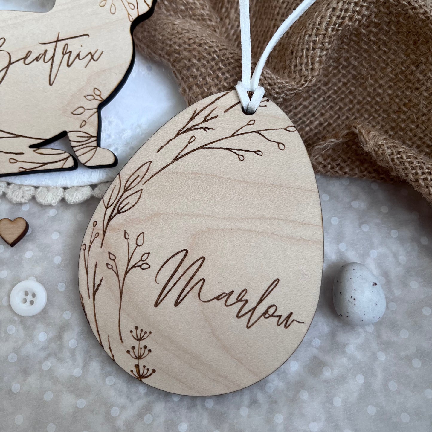 Personalised Easter Egg Tags