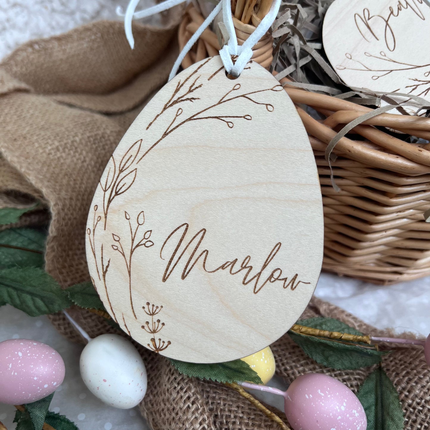 Personalised Easter Egg Tags