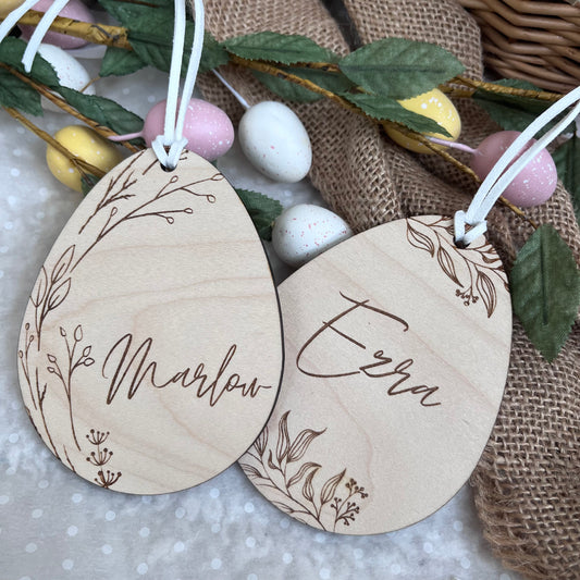 Personalised Easter Egg Tags