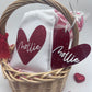 Valentines Heart Tags