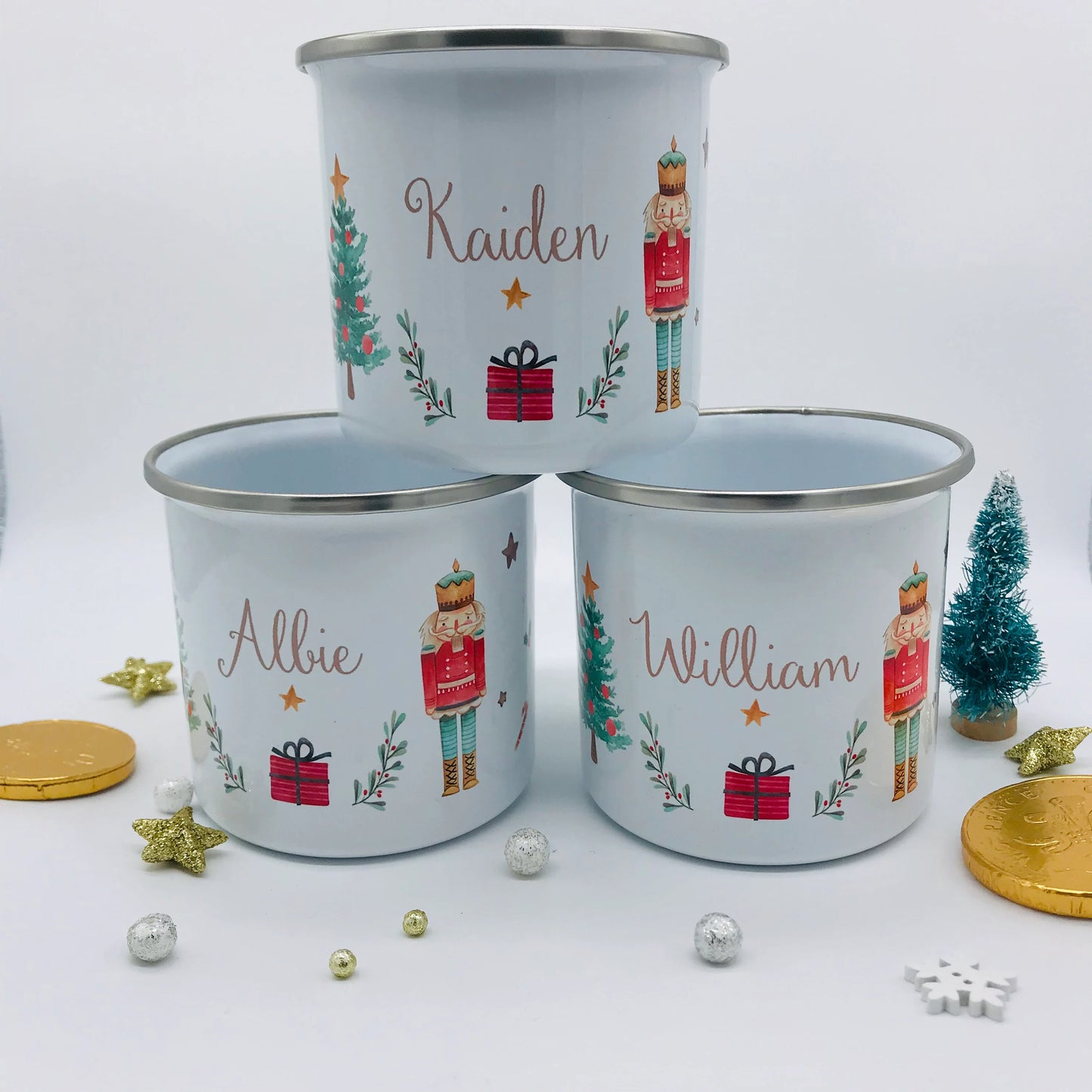 Personalised Nutcracker Mug & Treat Bag