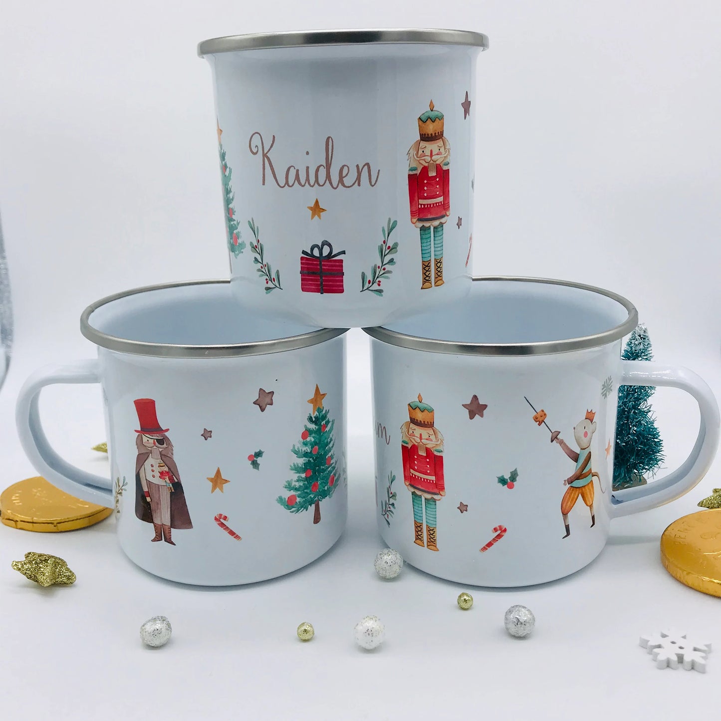 Personalised Nutcracker Mug & Treat Bag