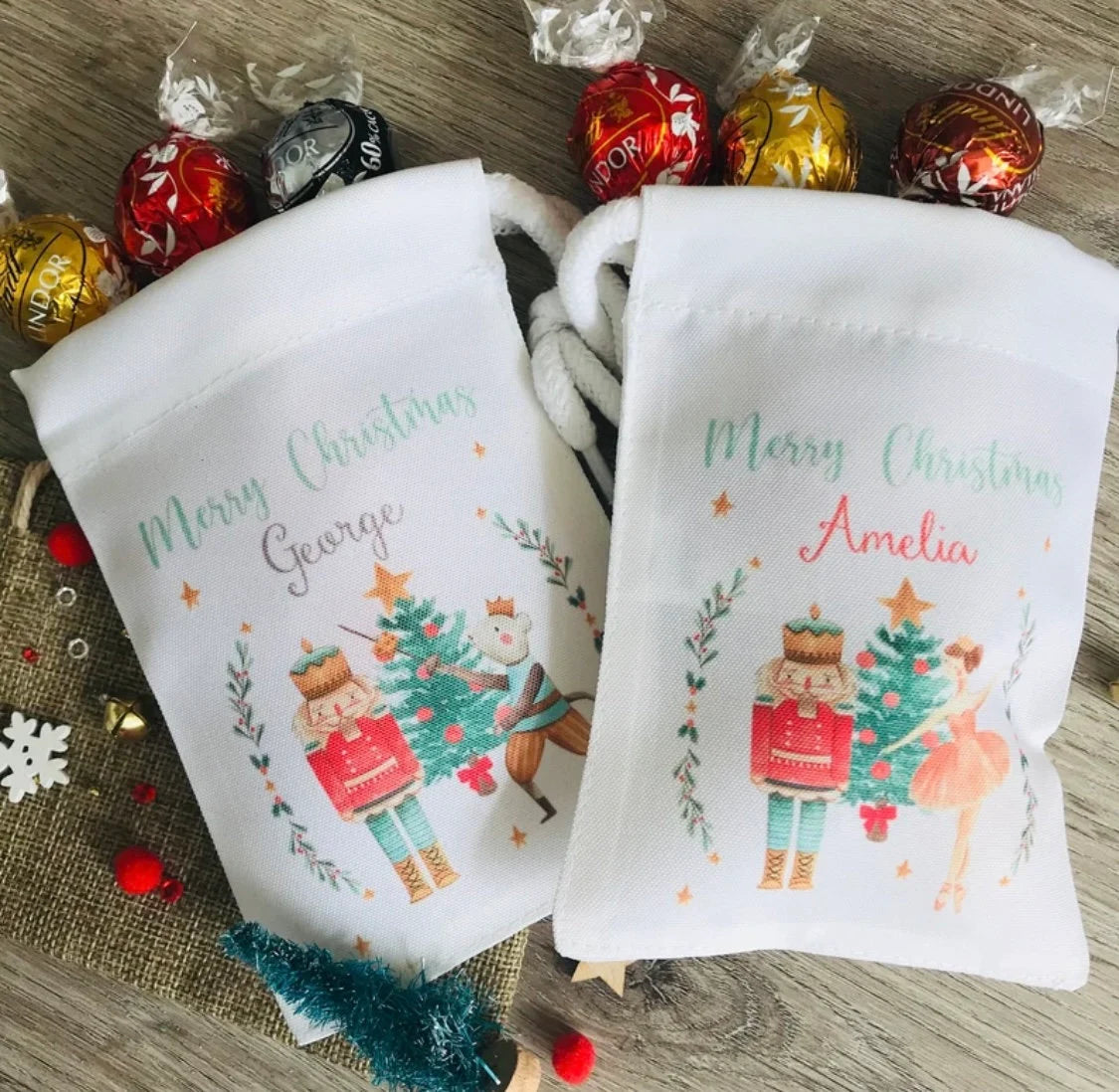 Personalised Nutcracker Mug & Treat Bag