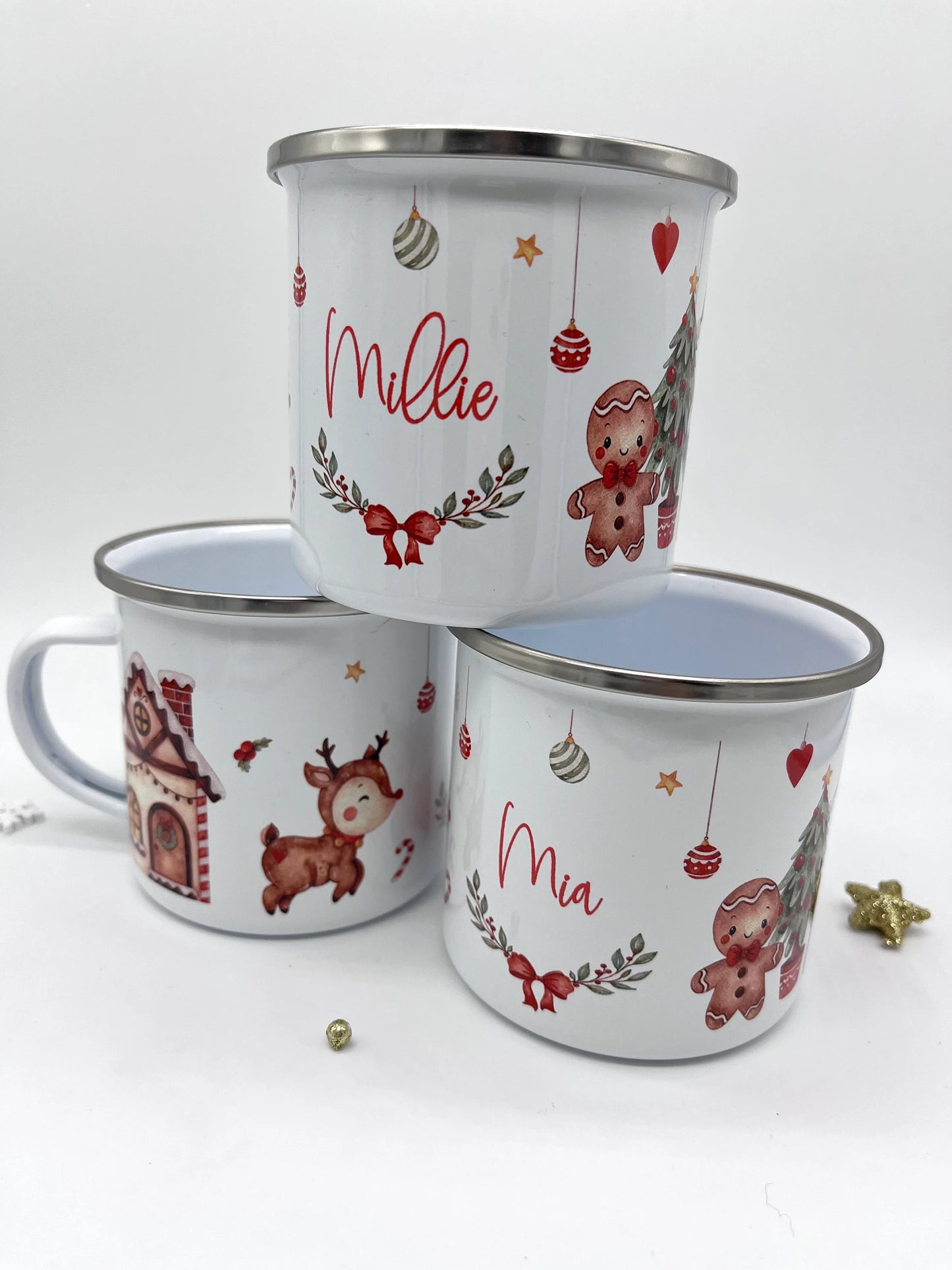 Personalised Gingerbread Mug & Treat Bag